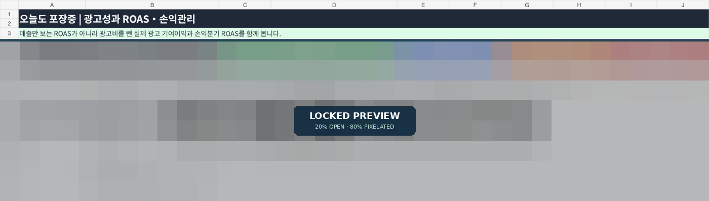 09. 광고성과 ROAS·손익관리