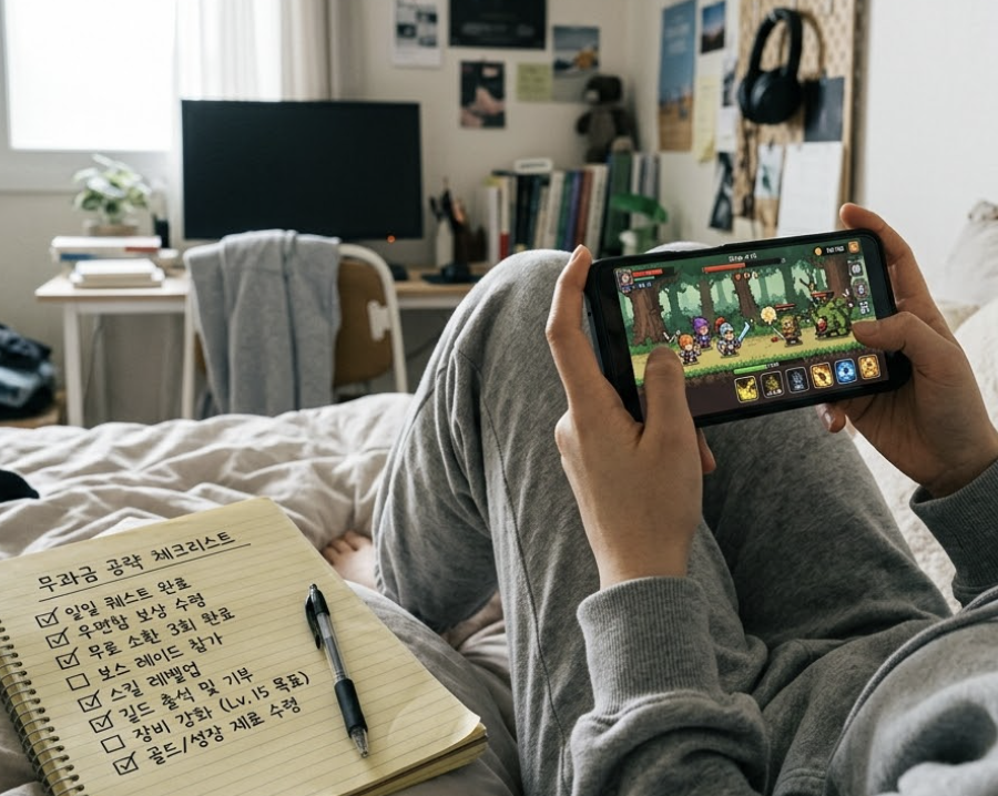 미송자의 노래 장비 강화와 세트 효과 공략 이미지