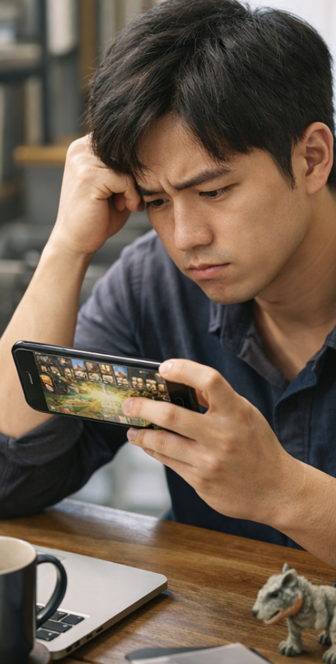 스톤에이지 키우기 초반 공략과 성장 정체를 고민하는 실제 플레이 장면