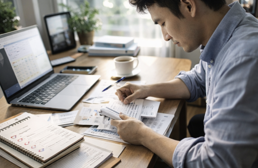 종합소득금액과 필요경비를 정리하며 세금 준비