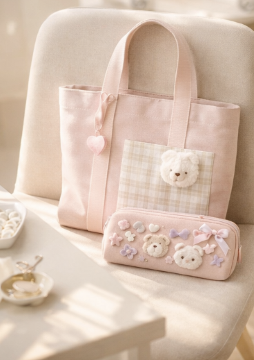 시나모롤 가방과 시나모롤 필통 꾸미기 완성 분위기를 떠올리기 좋은 데일리 소품