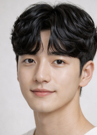 슬릭 쉐도우펌의 차분한 컬감과 매끄러운 실루엣