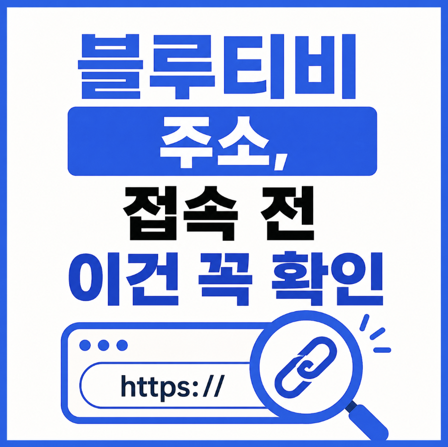 블루티비 접속 전 꼭 알아야 할 핵심 정리 & 비교 후 판단한 기준 (블루티비 최신주소 바로가기 링크)