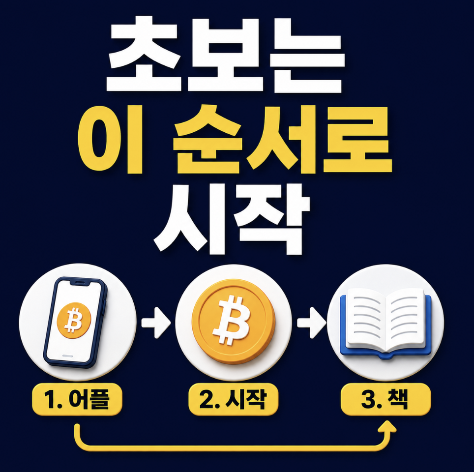 초보가 처음 시작할 때 꼭 봐야 하는 진짜 순서 (비트코인 하는법 어플 책)