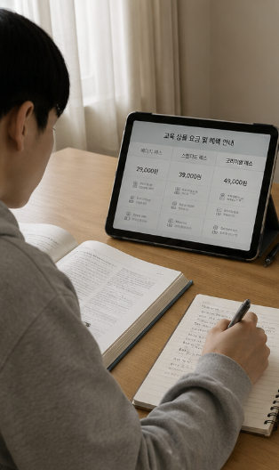 대성마이맥 19패스 기간과 학습 일정을 달력에 표시하며 확인