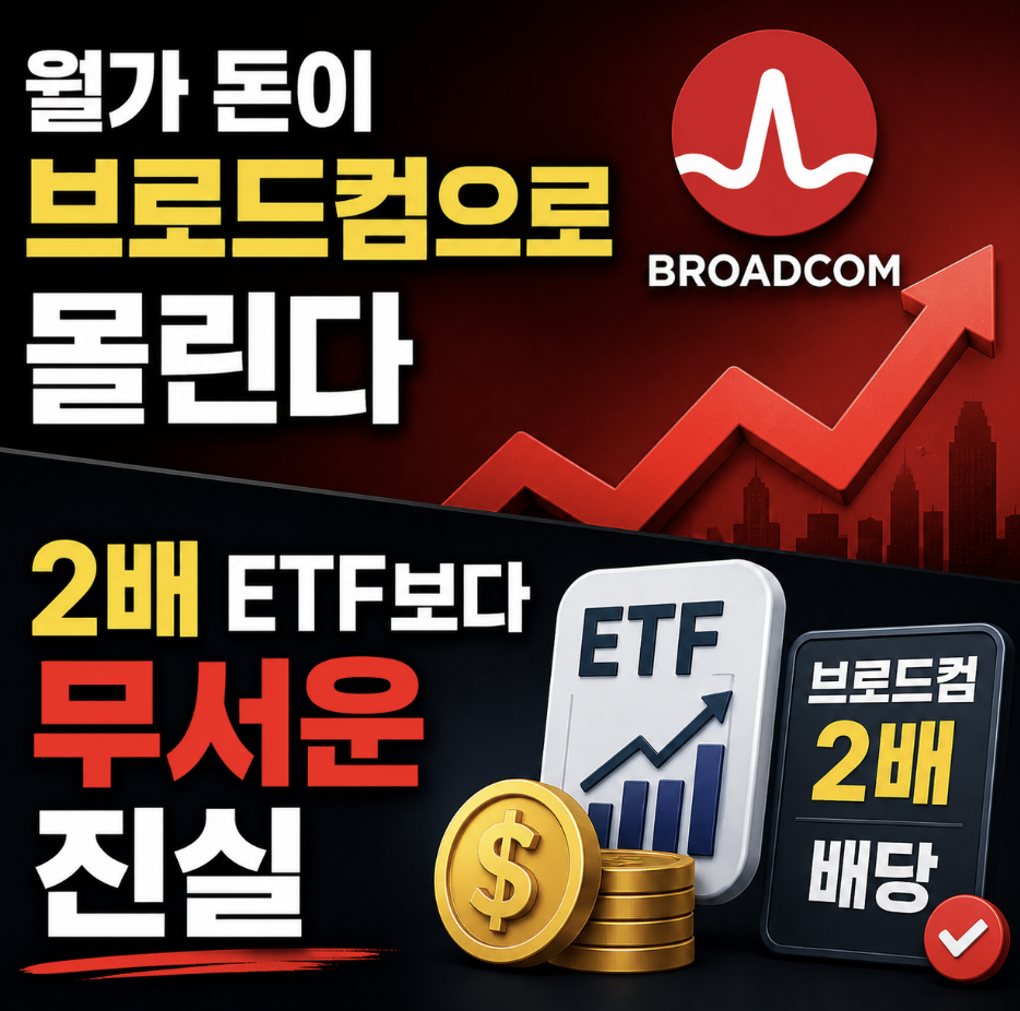“월배당에 수익까지?” 투자자들이 지금 조용히 몰리는 진짜 이유 & 브로드컴 ETF 2배 배당