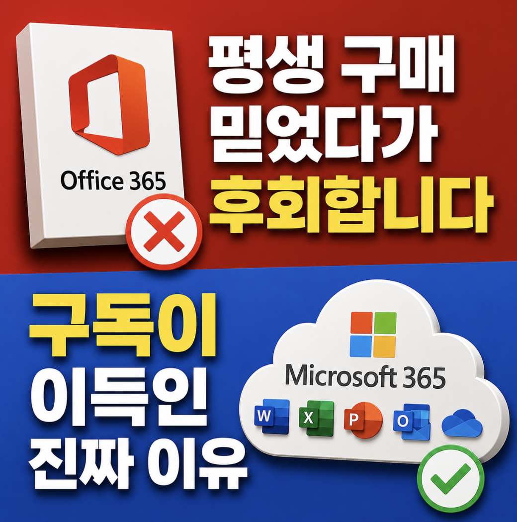 MS OFFICE 365 영구 사용 전에 꼭 봐야 하는 이유 & 헷갈리는 선택 기준 한 번에 보는 가이드 (MS OFFICE 365 패밀리 구독 영구 구매)