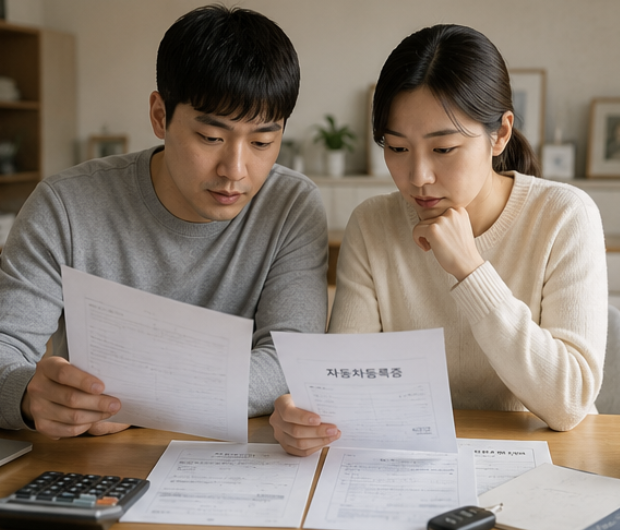 유가지원금 2차 기준을 확인하며 신청 조건을 비교하는 장면