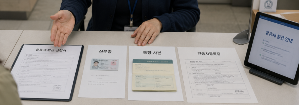유가지원금 기준을 바탕으로 주유비 지원 활용 계획을 세우는 모습