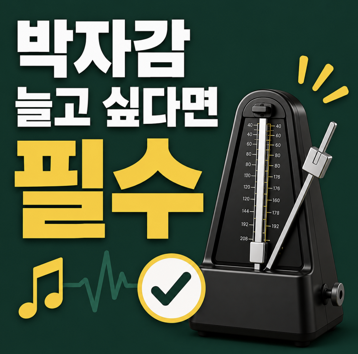 삼익 메트로놈 사용법 모르고 쓰면 박자감 절대 안 늘어납니다 & 초보들 전부 헷갈리는 설정 공개 및 헷갈리는 설정 연습 흐름 총정리