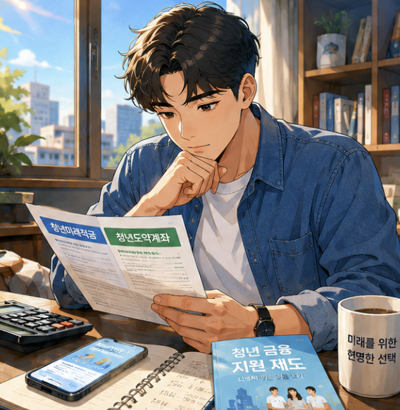 청년미래적금 일반형 갈아타기 검토 대상과 신중 검토 대상을 나눈 체크리스트 이미지